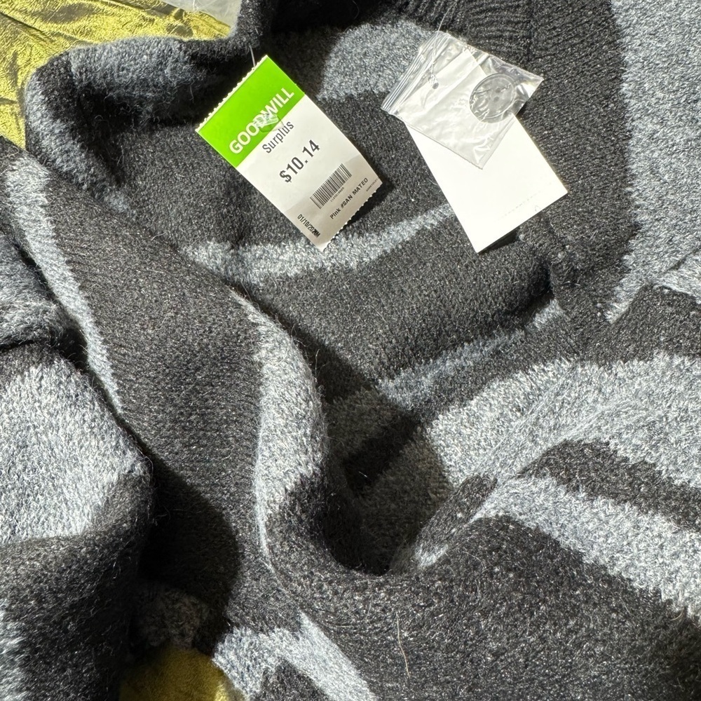 Wicked Striped Graphic Cardigan - Black adult small (oversized) target - Picture 5 of 14